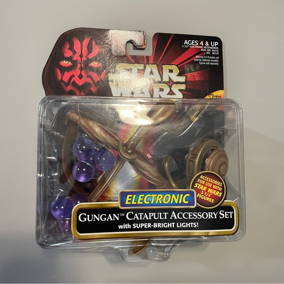 NIB Star Wars Episode 1 Electronic Gungan Catapult Accessory Set Figures - Picture 1 of 4